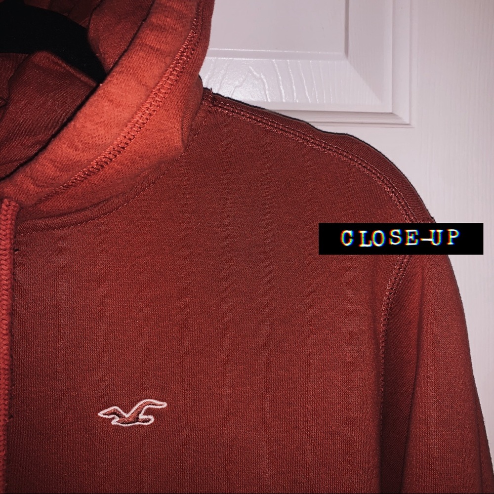 Hollister Orange Unisex Hoodie